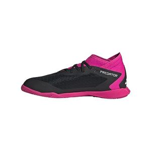 adidas Unisex Youth Predator Accuracy.3 Indoor Football Boots, Core Black/Ftwr White/Team Shock Pink 2, 11.5 UK