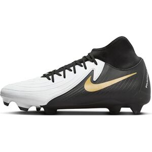 Nike Phantom Luna II Academy Fg/Mg Football Shoe White/Black/MTLC Gold Coin 10.5