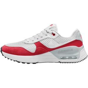 Nike Men's Air Max Systm Shoes, White/White-Univ Red-Photon Dust-Black, 12.5 UK