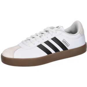 adidas Men's VL Court Sneakers, Cloud White Core Black Grey One, 9 UK