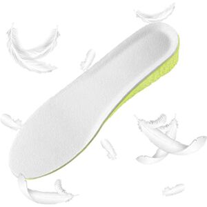 Veeteah Shoes Insoles Heel Insert - Increasing Insoles for Shoe,Shock Absorbing Elastic Invisible Inner Shoe Insoles for Hiking, Running, Sports, Men, Work Boots and Athletic Shoes