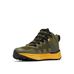 Columbia Men's Facet 75 Mid Outdry waterproof mid rise hiking boots, Green (Nori x Golden Yellow), 8 UK
