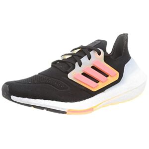 adidas Men's Ultraboost 22 Running Shoes, Core Black Turbo Flash Orange, 6 UK