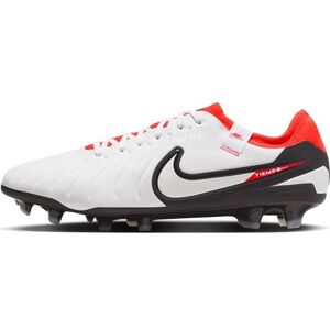 Nike Men's Legend 10 Pro Fg Football Shoe, White/Black-Bright Crimson, 12 UK