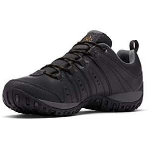 Columbia Men's Woodburn 2 WP waterproof low rise hiking shoes, Black (Black x Caramel), 12 UK