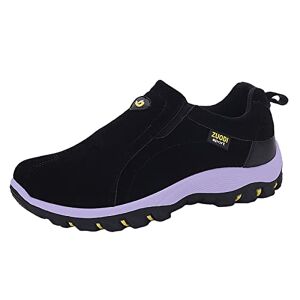 Generisch Ankle Boots Men'S Shoes Plain Round Toe Running Shoes For Men Basketball Shoes Men 48, Black, 12.5 Uk