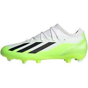 adidas Unisex X Crazyfast.3 Football Shoes (Firm Ground), FTWR White/core Black/Lucid Lemon, 11 UK