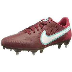 Nike Unisex Tiempo Legend 9 Academy Sg-pro Ac Sneaker, Team Red White Mystic Hibiscus, 6 UK