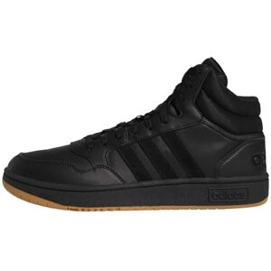 adidas Men'S Hoops 3.0 Mid Classic Vintage Sneakers, Core Black/core Black/ftwr White, 12.5 Uk