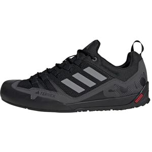 adidas Unisex Terrex Swift Solo 2.0 Hiking Shoes Sneaker, Core Black/Grey Three/Grey Six, 7 UK