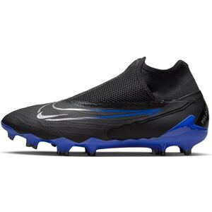 Nike Men's Phantom Football Shoe, Black/Chrome-Hyper Royal, 9.5 UK