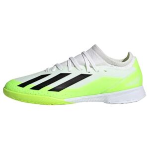 adidas X Crazyfast.3 Football Shoes (Indoor), FTWR White/core Black/Lucid Lemon, 12 UK