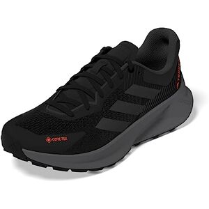 adidas Unisex Terrex Soulstride Flow GTX Shoes-Low (Non-Football), Core Black Grey Six Impact Orange, 6.5 UK