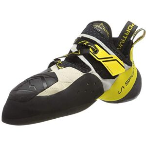 La Sportiva Unisex Kids Solution White/Yellow Climbing shoes, Multicolour White Yellow 000, 6.5 UK