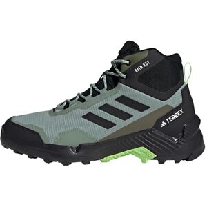 adidas Men's Eastrail 2.0 Mid RAIN.RDY Waterproof Hiking Shoes Sneaker, Silver Green/Core Black/Green Spark, 11.5 UK