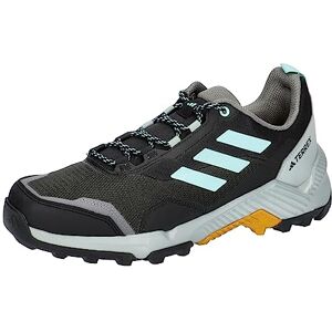 adidas Men's Eastrail 2.0 Hiking Shoes Sneakers, core Black/Aqua/preloved Yellow, 7 UK