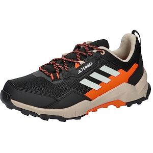 adidas Men's Terrex AX4 Hiking Shoes, Core Black/Wonder Silver/Orange, 10 UK