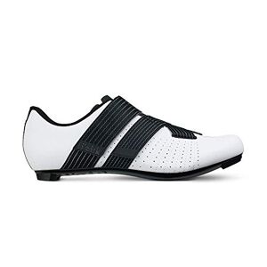Highway Two, Llc. Fizik mens Tempo Powerstrap cycling footwear, White/Black, 8 UK