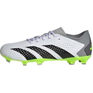 adidas Unisex Predator Accuracy.3 L FG Football Shoes (Firm Ground), FTWR White/core Black/Lucid Lemon, 7 UK