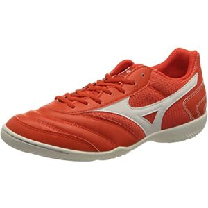 Mizuno Unisex Mrl Sala Club In Futsal Shoe, CherryTomato/White, 3 UK