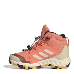 adidas Unisex Kids Terrex Mid GORE-TEX Trainers, Coral Fusion/Wonder White/Core Black, 11.5 UK