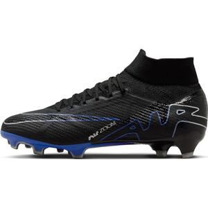 Nike Men's Superfly Football Shoe, Black/Chrome-Hyper Royal, 8 UK