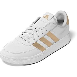 adidas Men's Breaknet 2.0 Shoes Sneakers, Cloud White/Wonder Gold/Cloud White, 4 UK