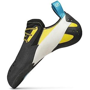 Scarpa Men'S Veloce L Rock Climbing Shoes For Gym Climbing, Black/yellow, 14.5-15 Women/13.5-14 Men