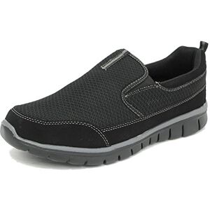 Boys Mens Dek Neptune Super Lightweight Memory Foam Black Slip On Shoes T875a Kd-Uk 11 (Eu 45)