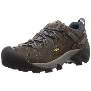 KEEN Men's Targhee 2 Waterproof Hiking Shoes, Gargoyle Midnight Navy, 7.5 UK