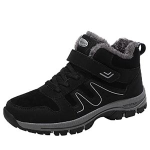 3651 Men'S Work Boots Size 7 Extra Wide Hiking Walking Running Shoes Platform Short Boots Fashion Winter Autumn Lightweight Warm Boots Climbing Shoes Outdoor Sports Walking Snow Boots (Black, 7)