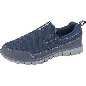 Mens Dek Neptune Super Lightweight Memory Foam Navy Blue Slip On Shoes T875c Kd-Uk 11 (Eu 45)