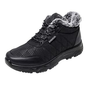 3651 Work Boots For Men Extra Wide Hiking Walking Climbing Shoes Platform Classic Ankle Boots Fashion Winter/autumn Lightweight Warm Boots Black Leather Trainers Outdoor Sports Walking Snow Boots