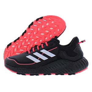 adidas Men'S Climawarm Ltd Low Running Shoes, Black/white/red, Black/pink, 11.5 Women/10 Men