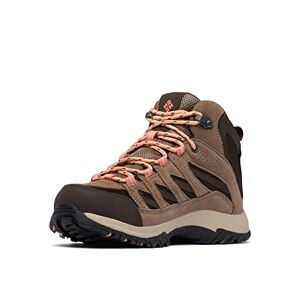 Columbia Women's Crestwood Mid WP waterproof mid rise hiking boots, Brown (Cordovan x Mud), 8.5 UK