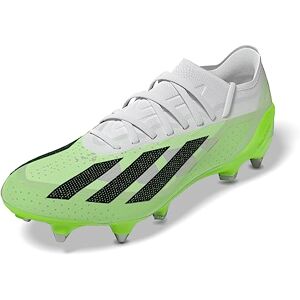 adidas Unisex X Crazyfast.1 Sg Football Shoes (Soft Ground), FTWR White Core Black Lucid Lemon, 7.5 UK