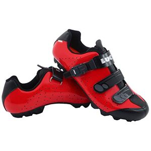 LUCK Odin Cycling Shoes, Unisex_Adult, Cycling Shoe, red, 44 EU