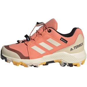 adidas Terrex Gore-TEX Hiking Shoes Walking, Coral Fusion/Wonder White/Core Black, 4 UK