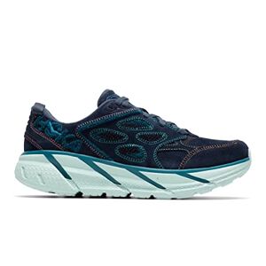 HOKA ONE ONE Clifton L Embroidery, Unisex Adult Hiking Shoes, Outer Space Blue Coral, 4.5 UK