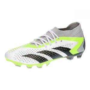 adidas Unisex Predator Accuracy.2 Mg Football Shoes (Multi Ground), FTWR White Core Black Lucid Lemon, 6.5 UK