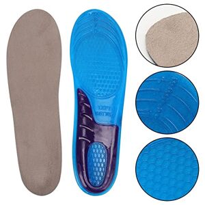 HEEPDD Massaging Shock Absorption Shoe Insole for Running, Outdoor Products, Sneakers Hiking, and Work, Contoured Arch Support Design, TPE Insoles for Men Large Size (M)