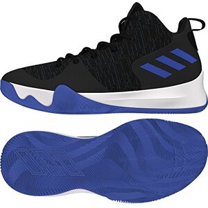 adidas Men'S Explosive Flash Basketball Shoes, Black (Utiblk/cblack/hirblu), 9.5 Uk