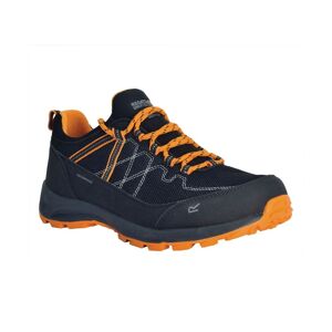 Regatta Mens Samaris Lite Walking Shoes (Black/flame Orange) - Multicolour - Size Uk 10