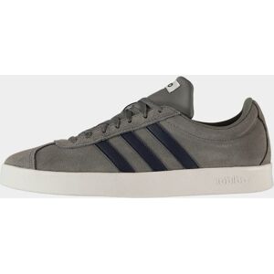 adidas VL Court 2.0 Shoes Mens Grey/Navy/Wht 7 male