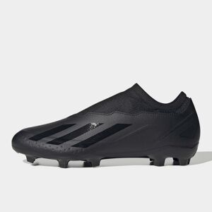 adidas X CrazyFast .3 Laceless Adults Firm Ground Football Boots - male - Black/Black - 10