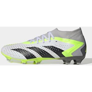 adidas Predator Accuracy.2 Firm Ground Football Boots - male - Wht/Blk/Lemon - 7