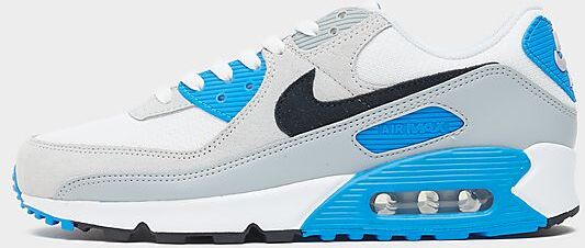 Nike Air Max 90 - White/Photo Blue/Pure Platinum/Black - Mens, White/Photo Blue/Pure Platinum/Black