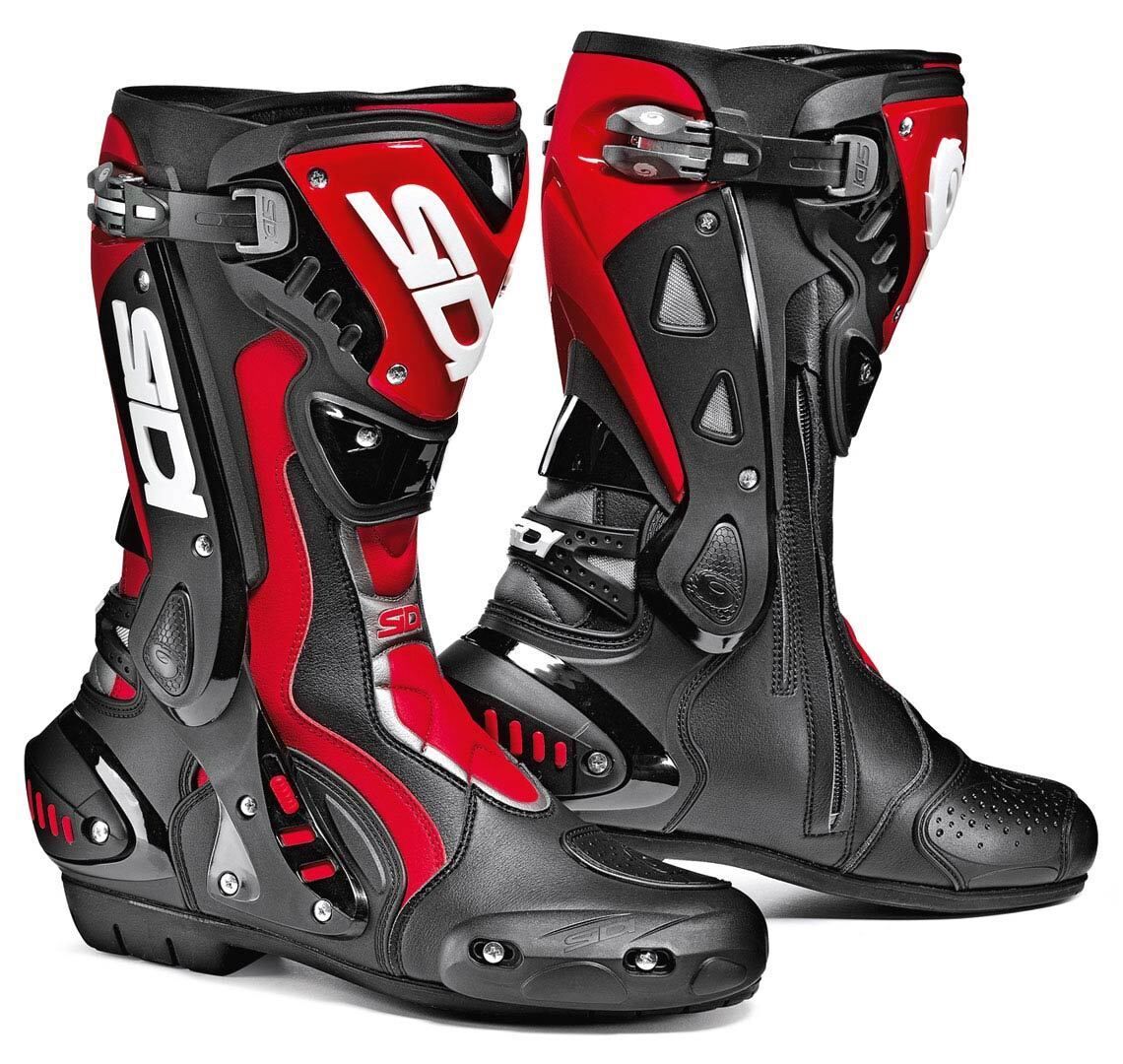 Photos - Motorcycle Boots SIDI St  Unisex Black Red Size: 41 5242541105 