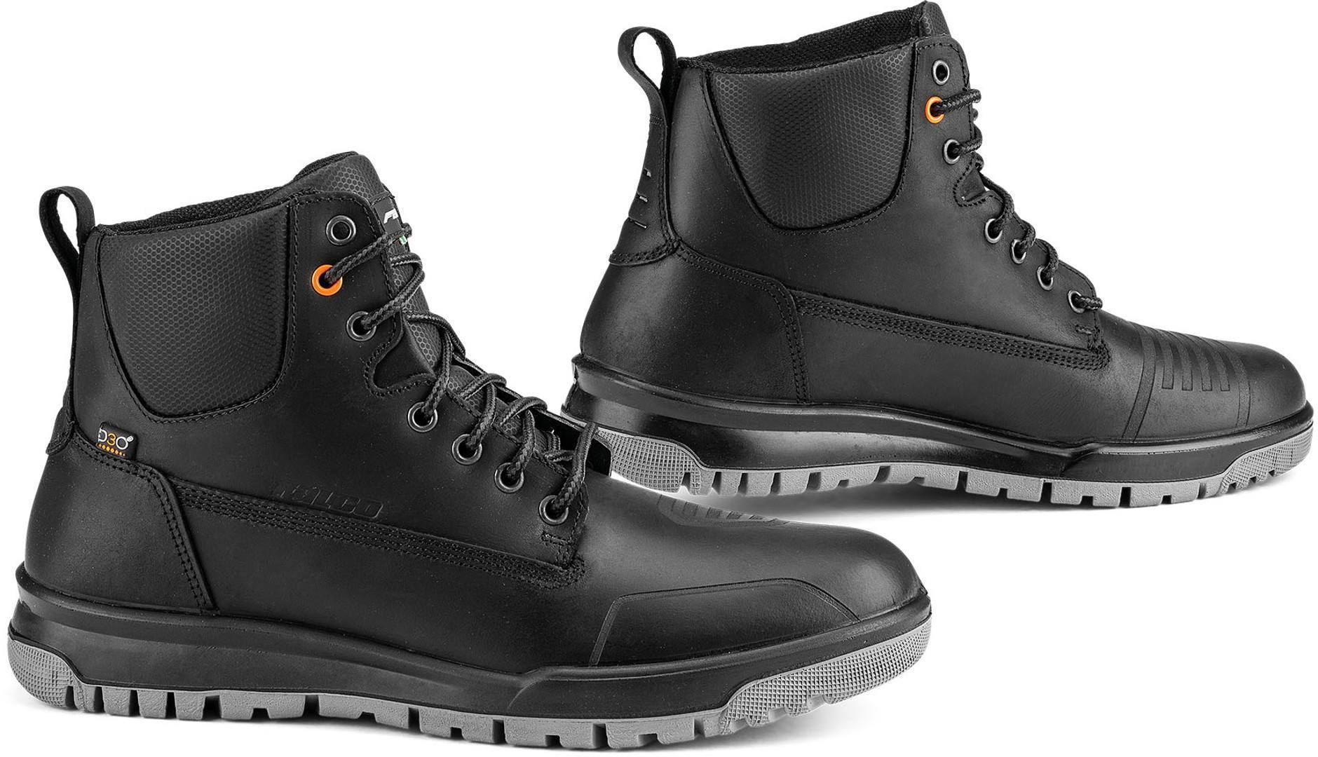 Photos - Motorcycle Boots Falco Patrol Motorcycle Shoes Unisex Black Size: 46 5050874146 