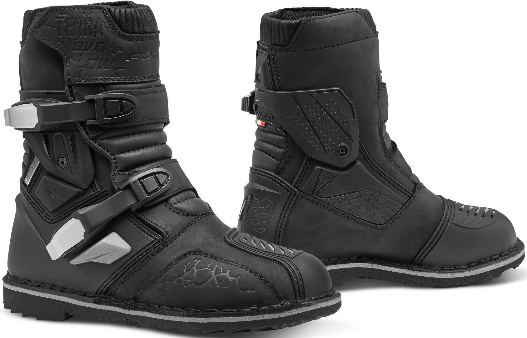Photos - Motorcycle Boots Forma Terra Evo Low Dry Wsserdicht  Unisex Black Size: 44 